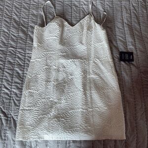Lulu's White NWT Textured Dress